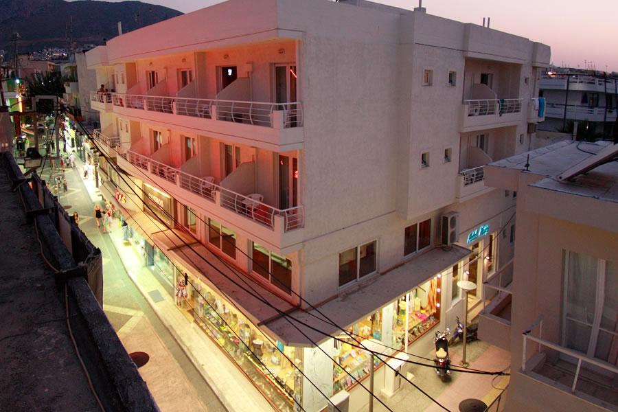 Nancy Hotel, Hersonissos, Crete, Greece. Book Nancy Hotel online